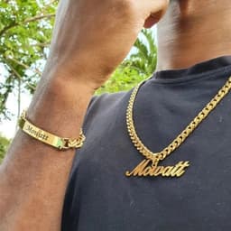 Engraved and cut-out customized combo for him