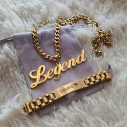 Engraved and cut-out customized combo for him