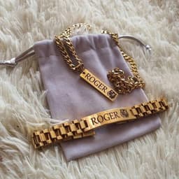 Engraved and cut-out customized combo for him